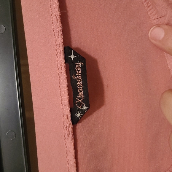 Vintage Strapless Xtraordinary Dusty Rose Dress Size Sm - Picture 8 of 9